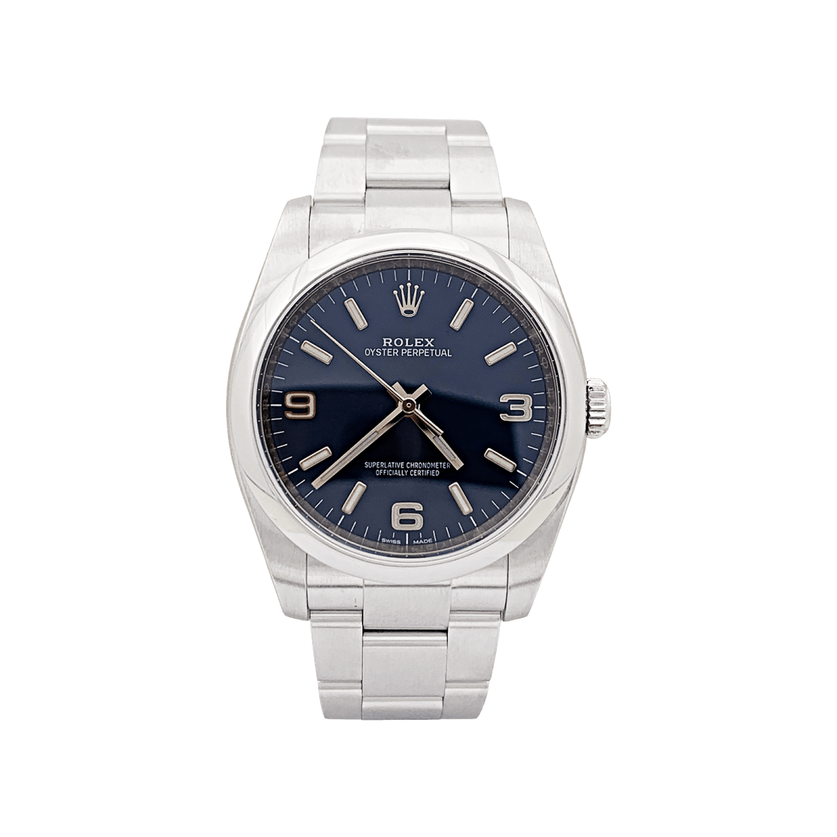 Montre Rolex, "Oyster Perpetual" en acier. - Castafiore
