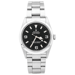 Montre ROLEX "Oyster Perpetual Explorer" en acier - Castafiore