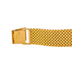 Montre ROLEX "Oyster Precision" en or jaune et saphir - Castafiore