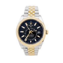 Montre Rolex Sky Dweller en acier et or jaune - Castafiore