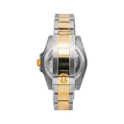 Montre ROLEX "Submariner Date" en or jaune, saphir et acier - Castafiore