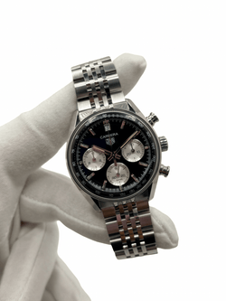 Montre TAG HEUER "Carrera Chronograph" en acier inoxydable - Castafiore