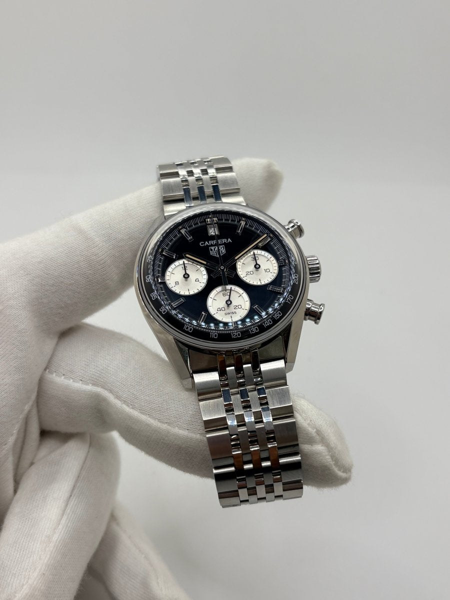 Montre TAG HEUER "Carrera Chronograph" en acier inoxydable - Castafiore
