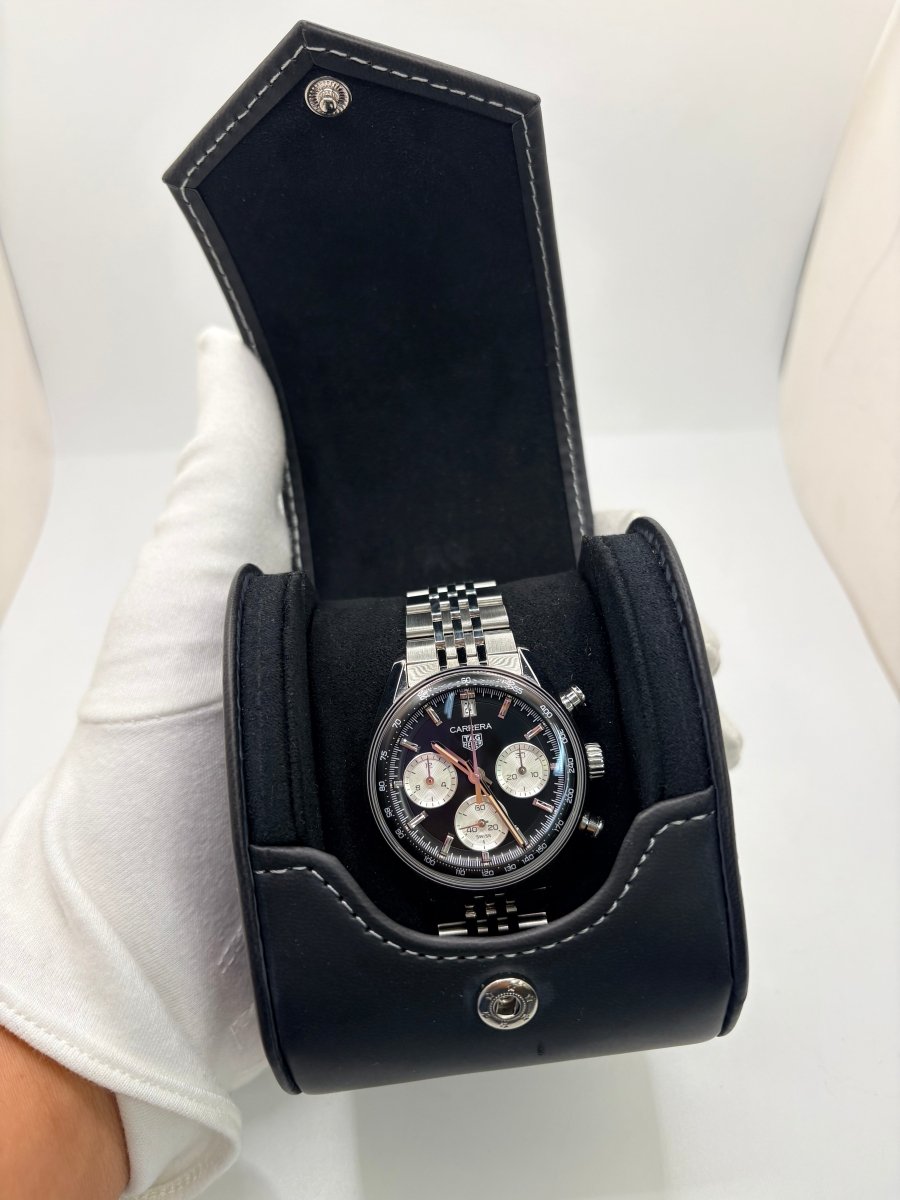 Montre TAG HEUER "Carrera Chronograph" en acier inoxydable - Castafiore