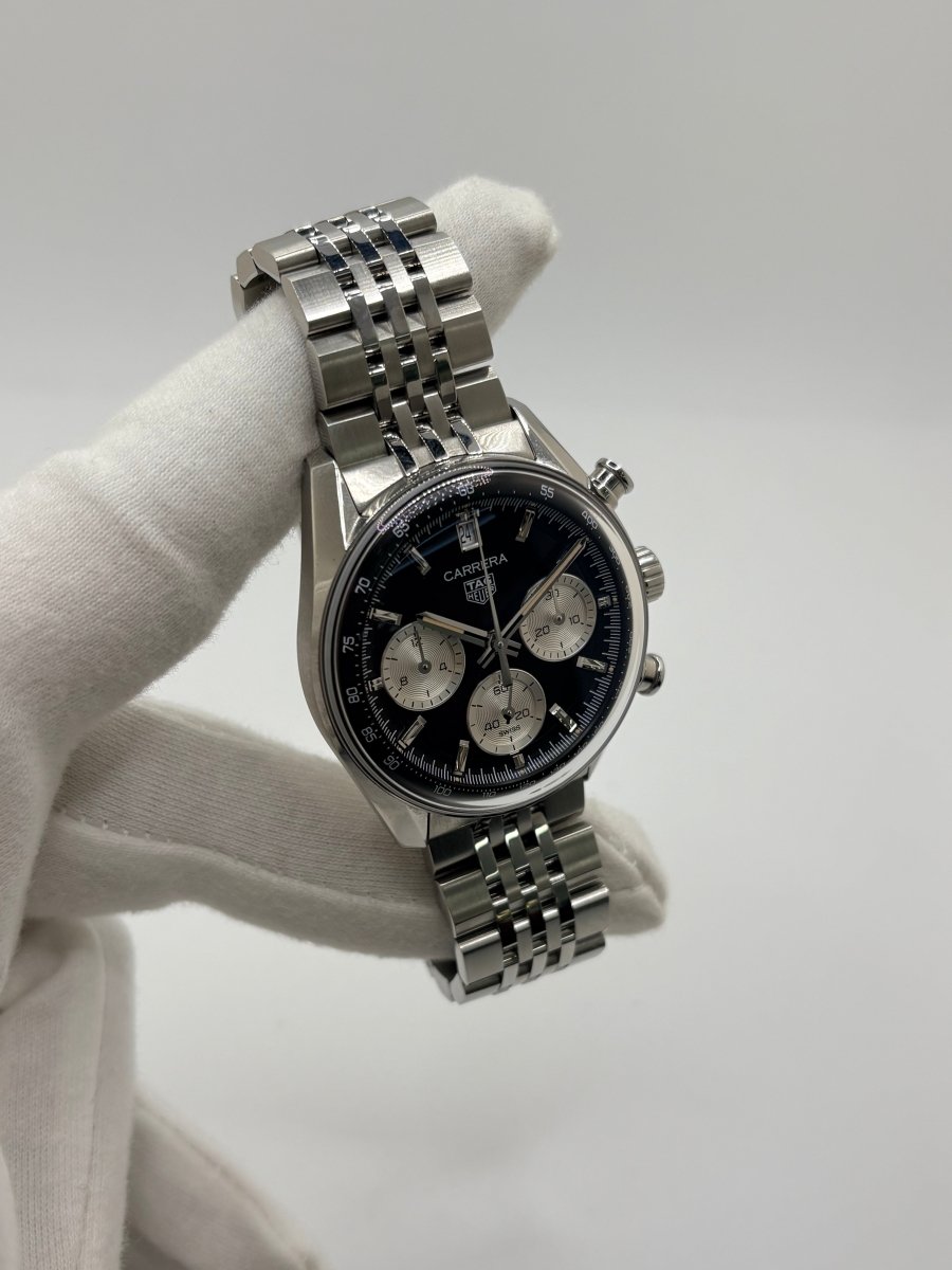 Montre TAG HEUER "Carrera Chronograph" en acier inoxydable - Castafiore