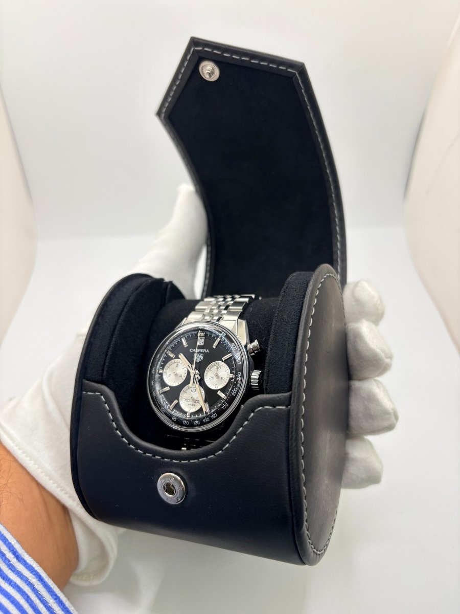 Montre TAG HEUER "Carrera Chronograph" en acier inoxydable - Castafiore