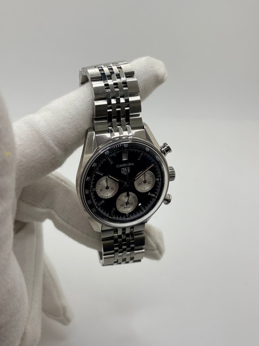 Montre TAG HEUER "Carrera Chronograph" en acier inoxydable - Castafiore