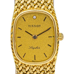 Montre TISSOT en or jaune et diamant - Castafiore