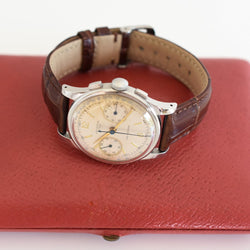 Montre UNIVERSAL GENEVE "Uni-Compax" en acier - Castafiore