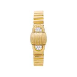 Montre UTI en or jaune, or blanc et diamants - Castafiore