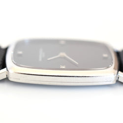 Montre VACHERON CONSTANTIN en or blanc, acier, cuir, onyx et diamants - Castafiore