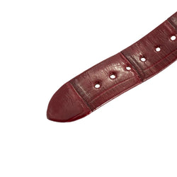 Montre VACHERON CONSTANTIN "Patrimony" PM en or rose, cuir et diamants - Castafiore