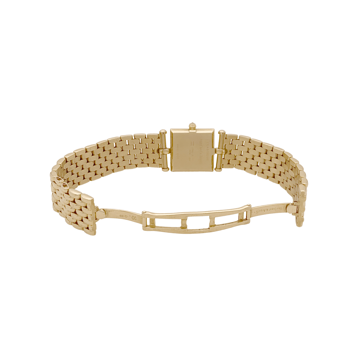 Montre VAN CLEEF & ARPELS "Classique" en or jaune et diamants - Castafiore