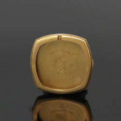 Montre VANCHERON & CONSTANTIN "Étrier" en or rose et cuir - Castafiore