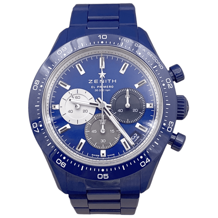 Montre ZENITH "Chronomaster Sport 160th Anniversary Édition" en céramique et acier - Castafiore