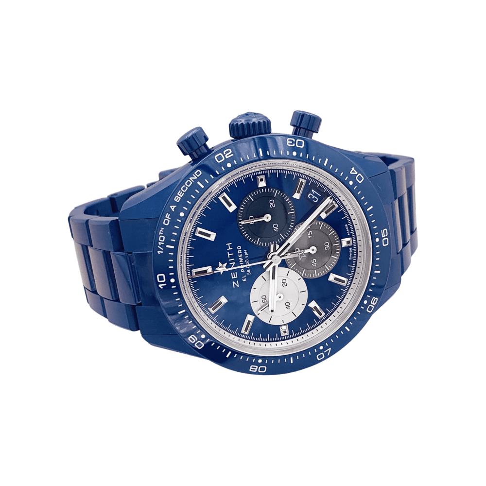 Montre ZENITH "Chronomaster Sport 160th Anniversary Édition" en céramique et acier - Castafiore