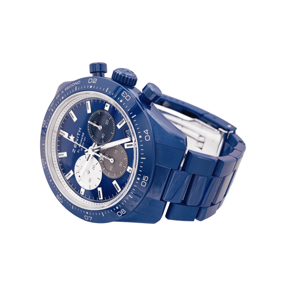 Montre ZENITH "Chronomaster Sport 160th Anniversary Édition" en céramique et acier - Castafiore