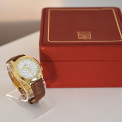 Montre ZENITH "El Primero" en or jaune et cuir - Castafiore