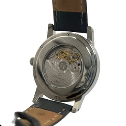 Montre ZENITH "Port Royal" en acier et cuir - Castafiore