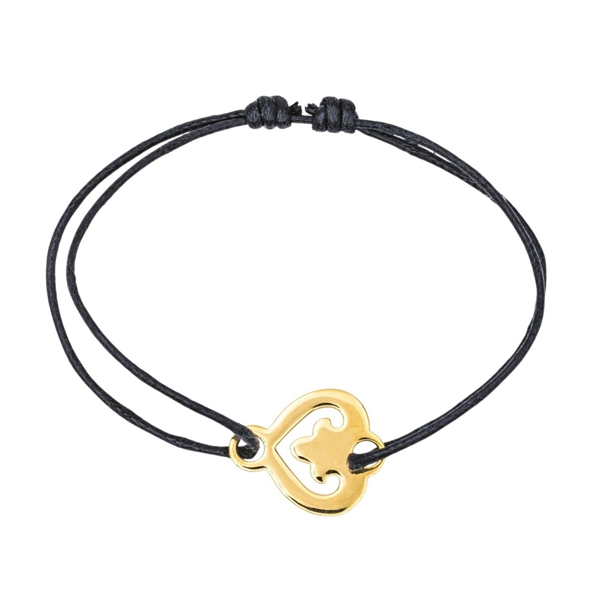 O.J. Perrin Bracelet Coeur Légendes Or jaune - Castafiore