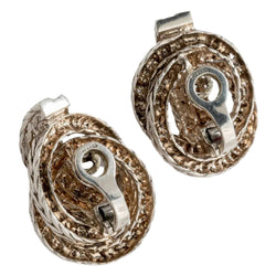 Paire de boucle d’oreille en n a regent collection vendome de la maison Hermès - Castafiore