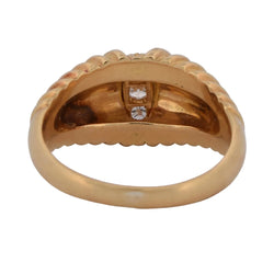 Parure en or jaune et diamants - Castafiore