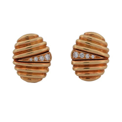 Parure en or jaune et diamants - Castafiore