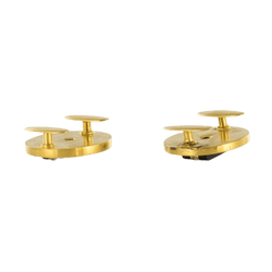 Parure en or jaune, onyx et diamants - Castafiore