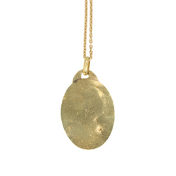 PAUL BRANDT Médaille ancienne en or figurant la vierge - Castafiore