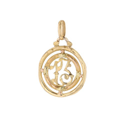 Pendentif ancien en or jaune et or vert - Castafiore