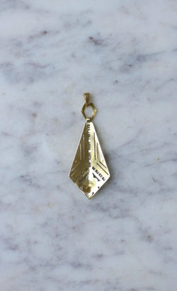 Pendentif Art Déco Diamants Or Jaune et Platine - Castafiore
