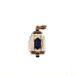 Pendentif Art Déco en or deux tons - Castafiore