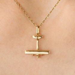 Pendentif avion en or jaune - Castafiore