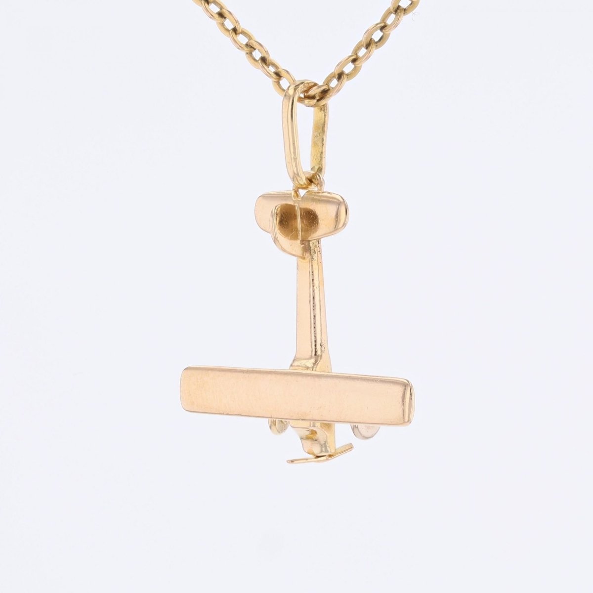 Pendentif avion en or jaune - Castafiore