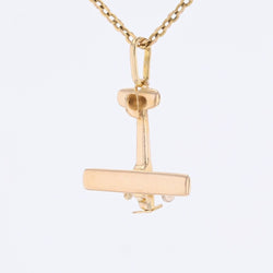 Pendentif avion en or jaune - Castafiore
