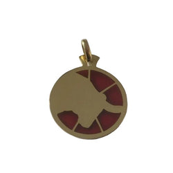 Pendentif CARTIER en or jaune et émail - Castafiore