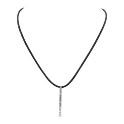 Pendentif CARTIER "Lanière" en or blanc et diamants - Castafiore