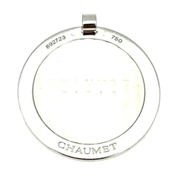 Pendentif CHAUMET "Class One Croisière" en or blanc, émail, caoutchouc et diamants - Castafiore