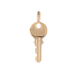 Pendentif clé en or jaune - Castafiore