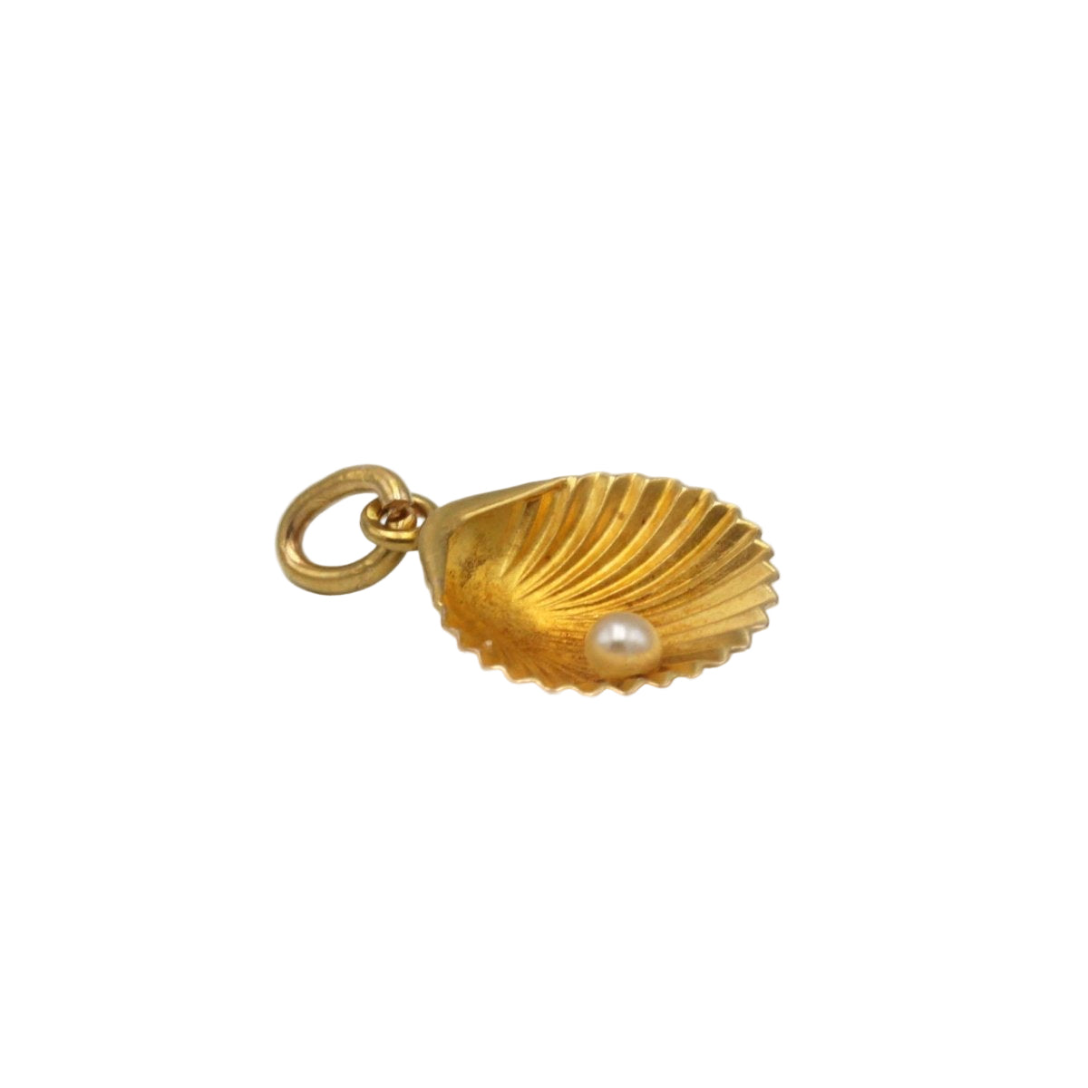 Pendentif Coquillage en or jaune et perle - Castafiore