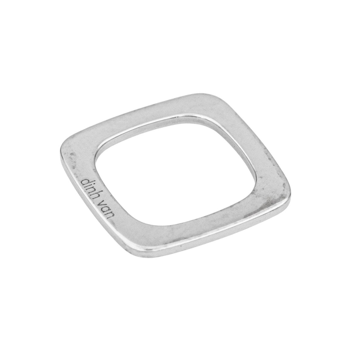 Pendentif DINH VAN "Impression" en or blanc - Castafiore