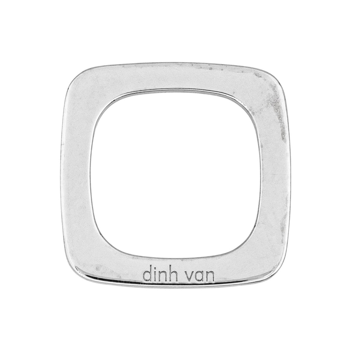 Pendentif DINH VAN "Impression" en or blanc - Castafiore
