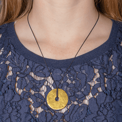 Pendentif DINH VAN "Pi" en or jaune - Castafiore