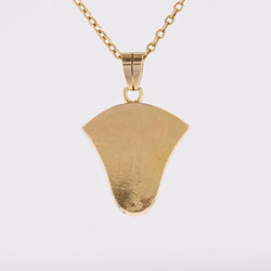 Pendentif égyptien en or jaune et émail - Castafiore
