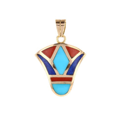 Pendentif égyptien en or jaune et émail - Castafiore