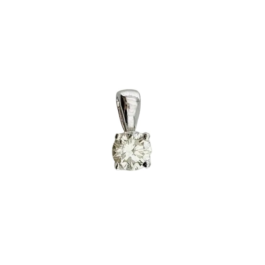 Pendentif en or blanc et diamant - Castafiore