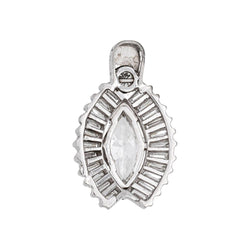 Pendentif en or blanc et diamants - Castafiore