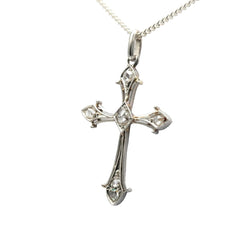 Pendentif en or blanc et diamants - Castafiore