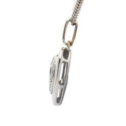 Pendentif en or blanc et diamants - Castafiore