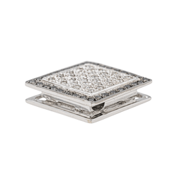 Pendentif en or blanc et diamants - Castafiore